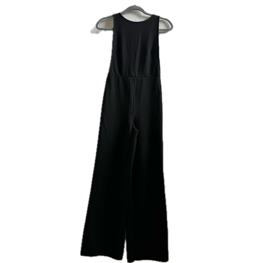 Black Wide Leg Jumpsuit XS Backless Sleeveless Formal Palazzo